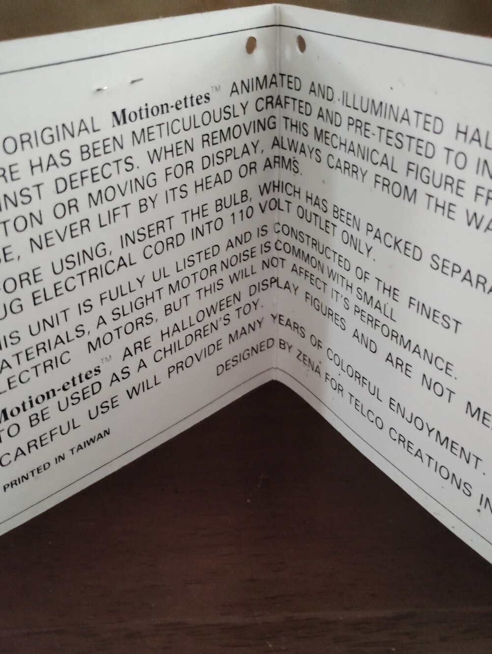 Telco Motionette Card only - Picture 3 of 3